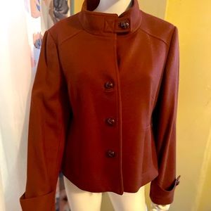 Beautiful rust colored blazer/jacket. (Banana Republic).